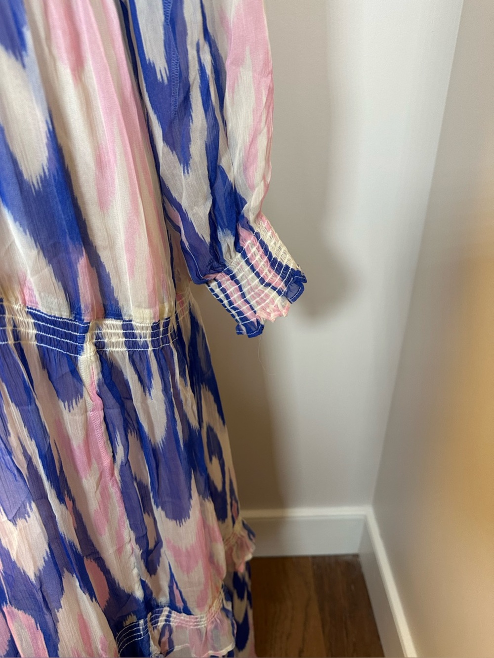 Anthropologie The Marais Printed Chiffon Maxi Dress size medium - Picture 4 of 15